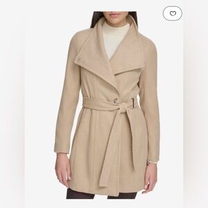 Calvin Klein Toggle Wool Coat